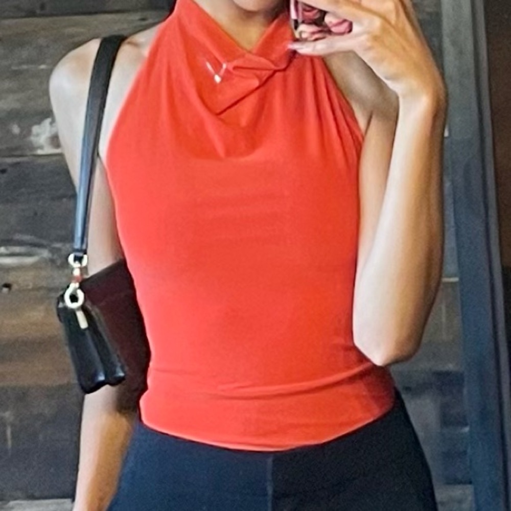 Aritzia Red Sleeveless Top